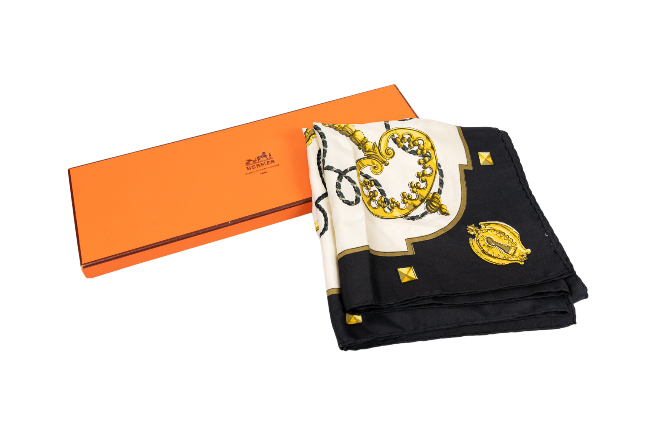Hermès Les Cles scarf