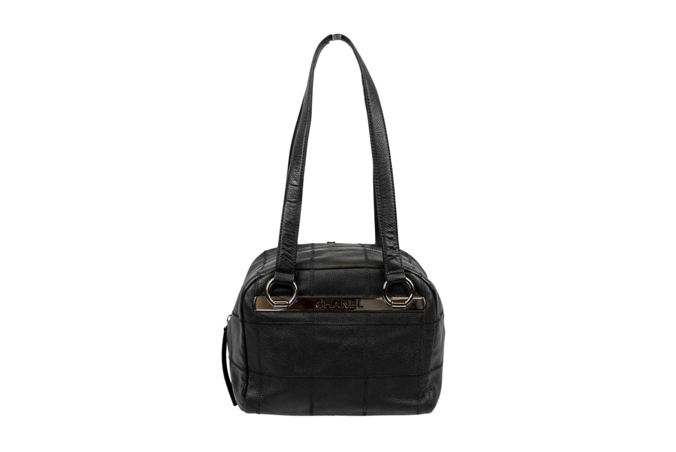 Sac à main bandoulière Chanel Bowling square stitch