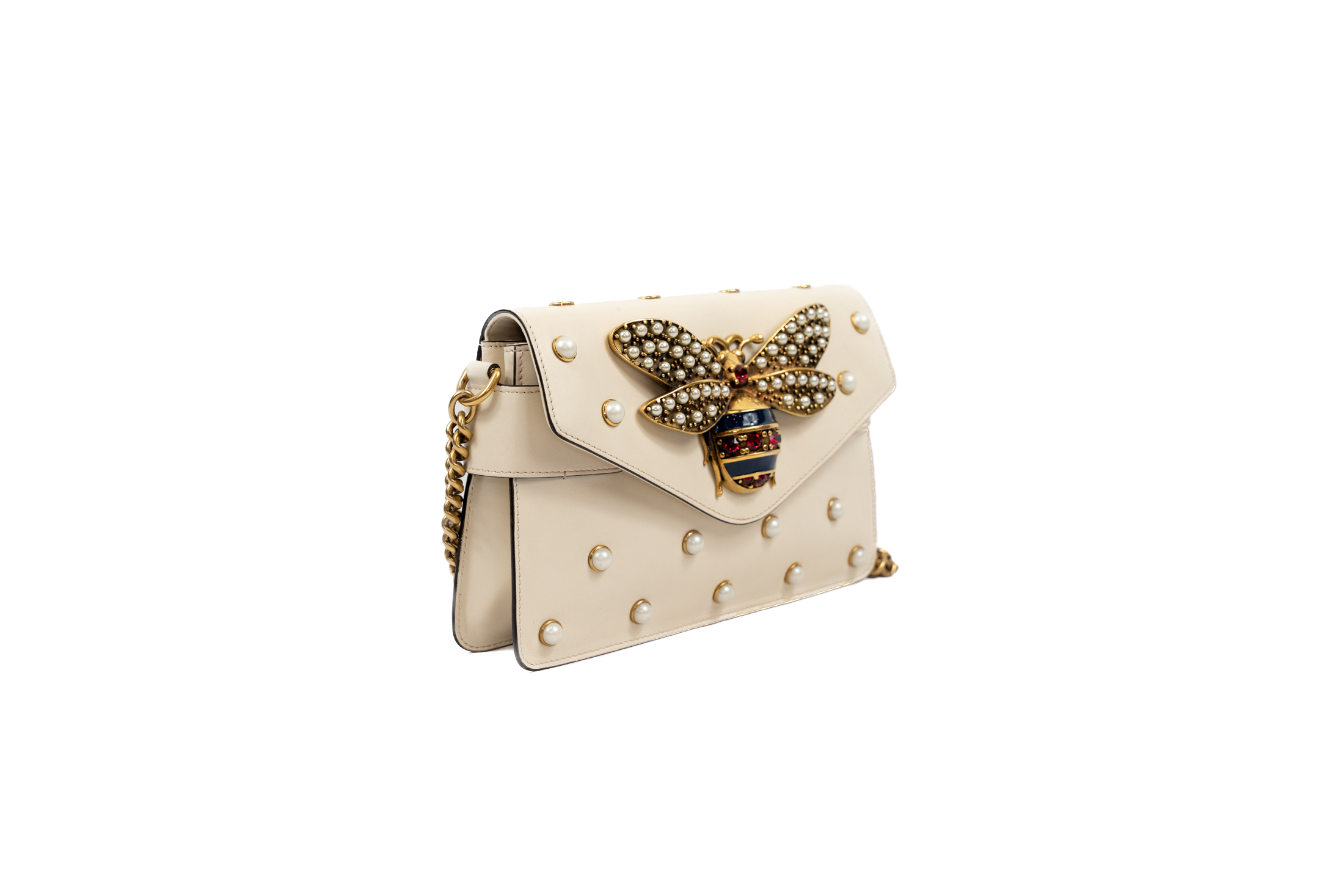 Gucci Broadway Pearly Bee handbag