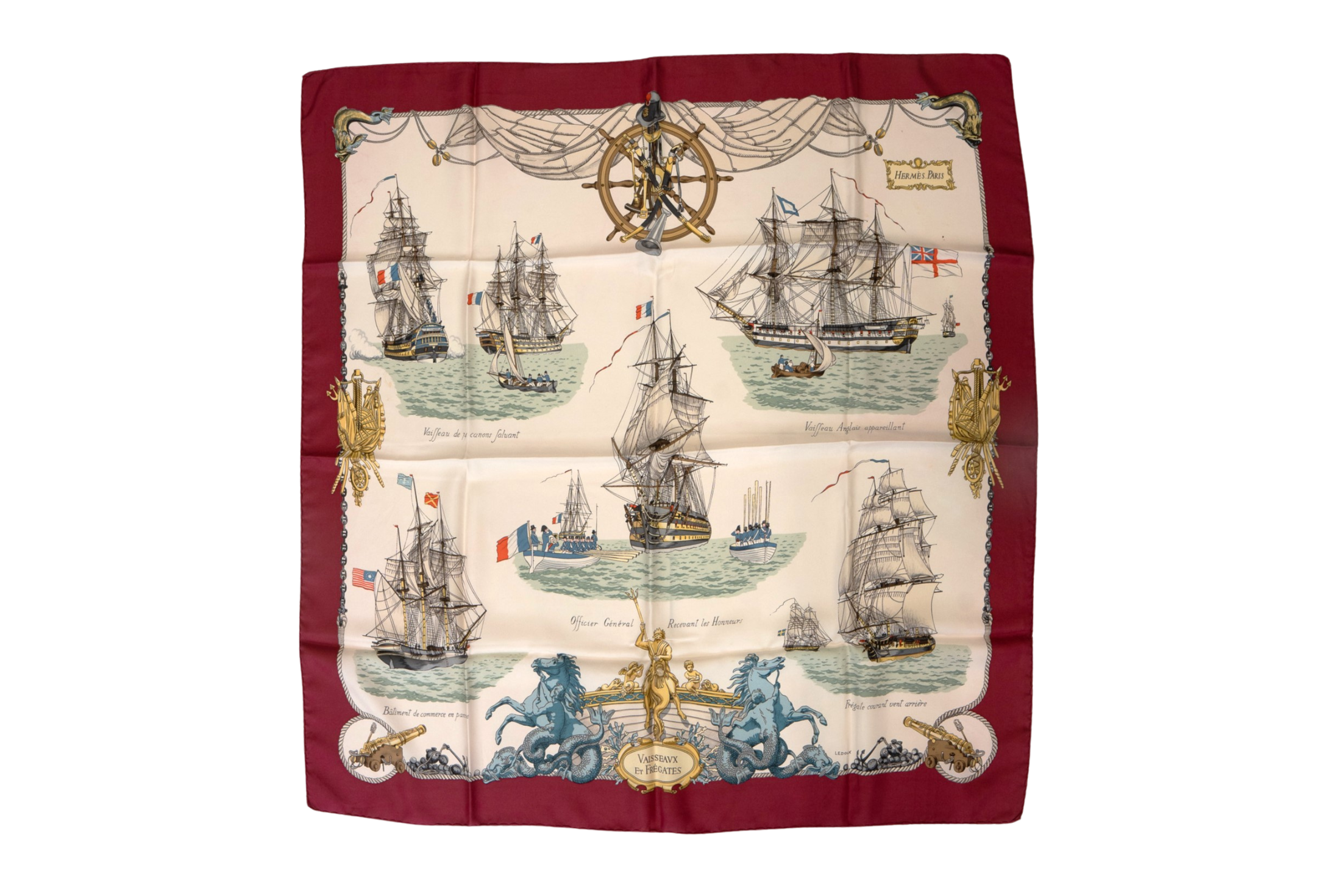 Hermès Vessels and Frigates Scarf
