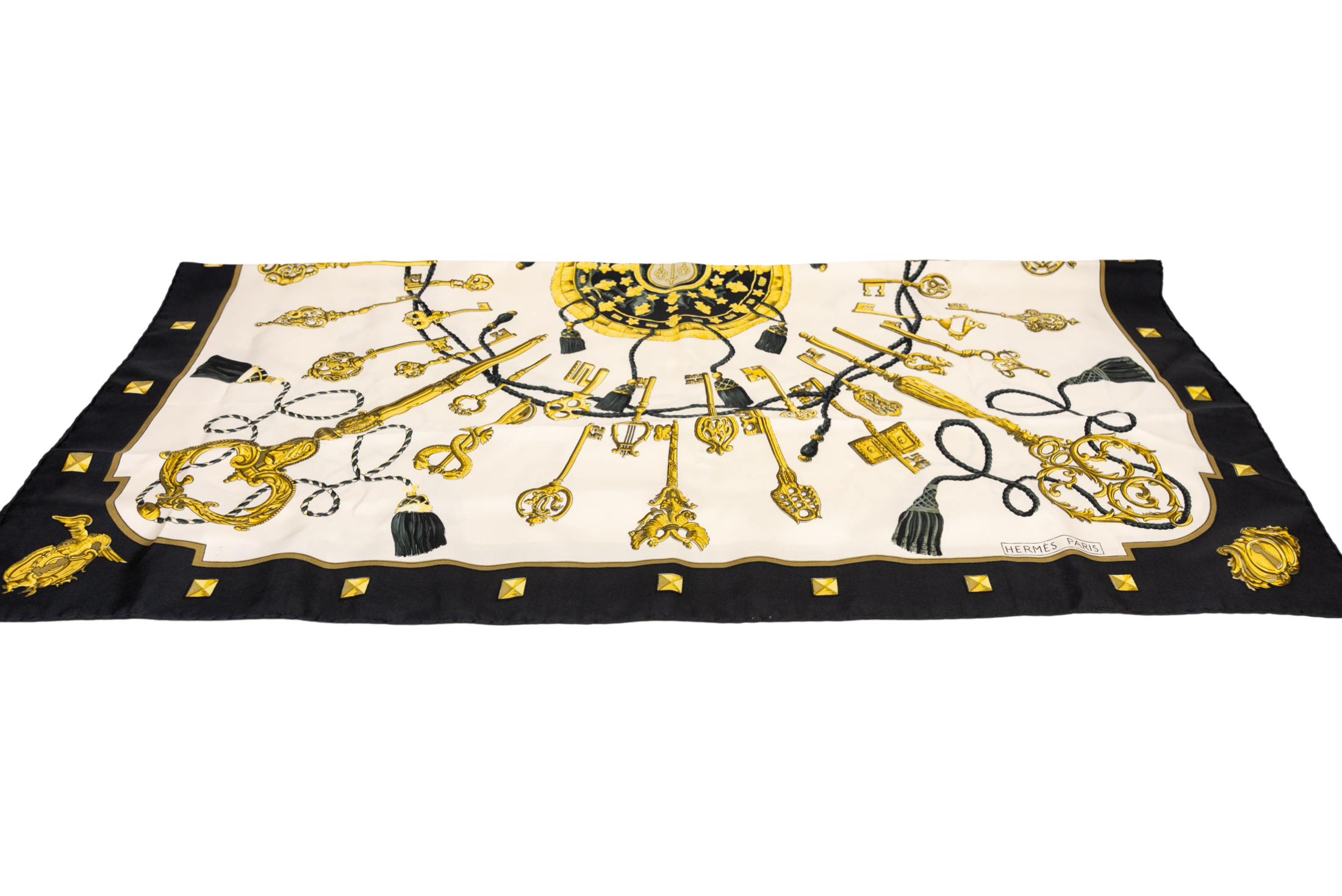 Hermès Les Cles scarf