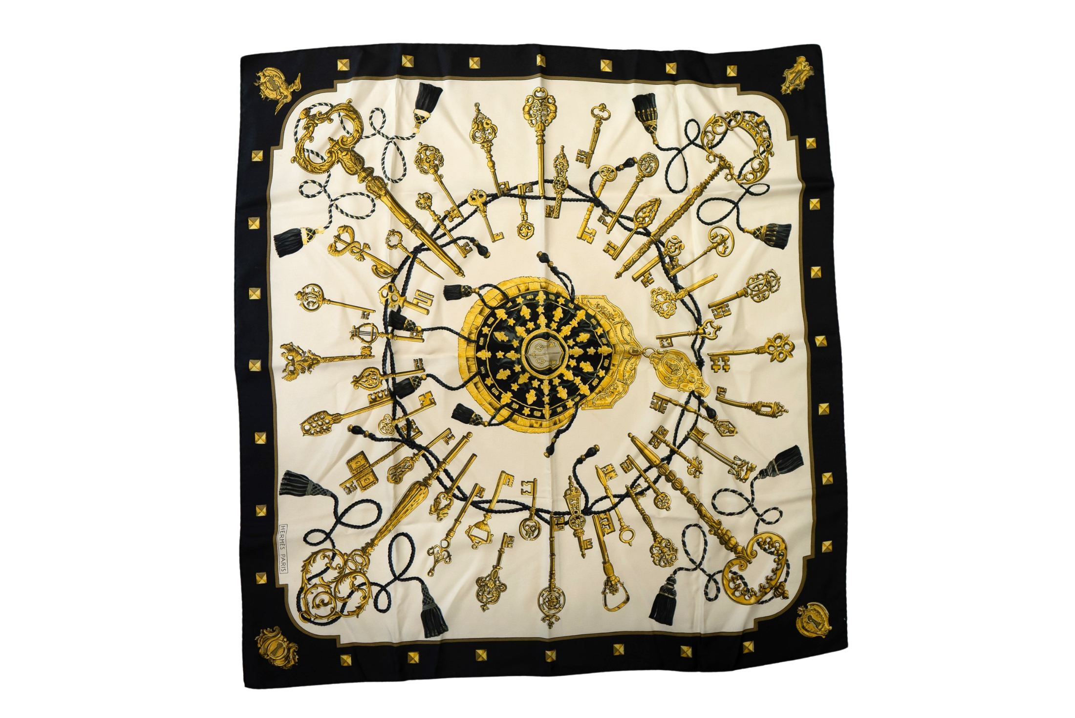 Hermès Les Cles scarf