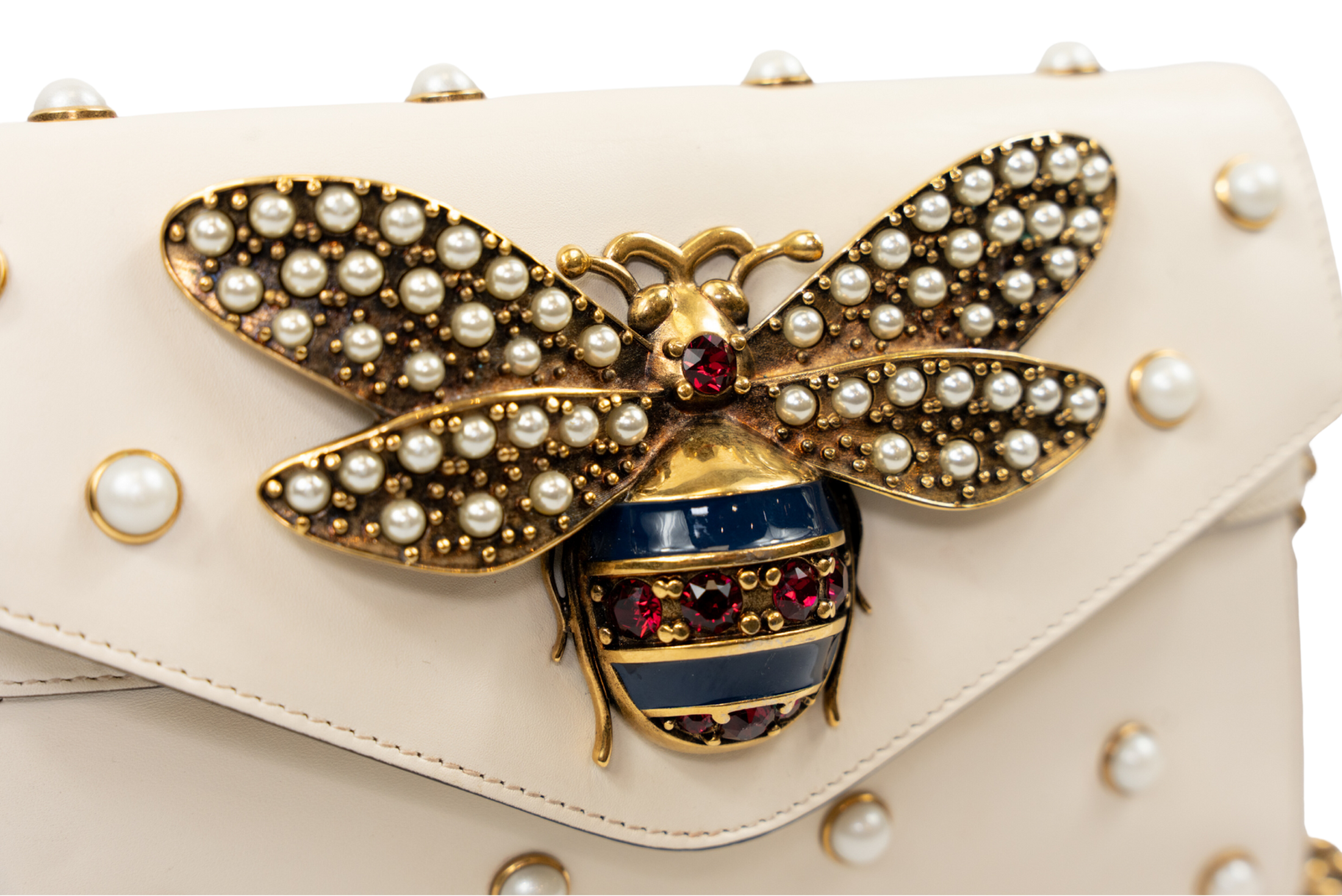 Gucci Broadway Pearly Bee handbag
