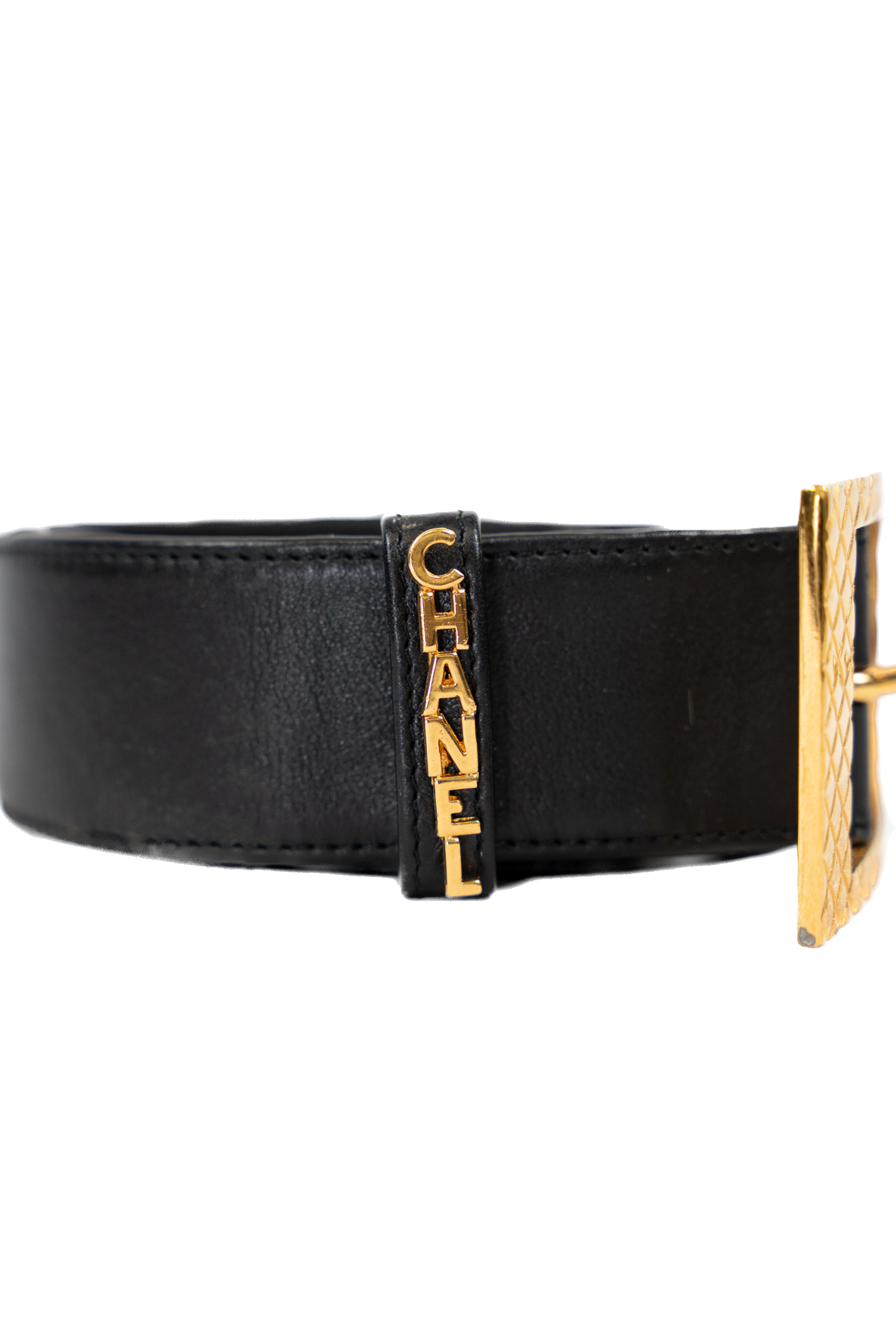 Ceinture chanel noir best sale